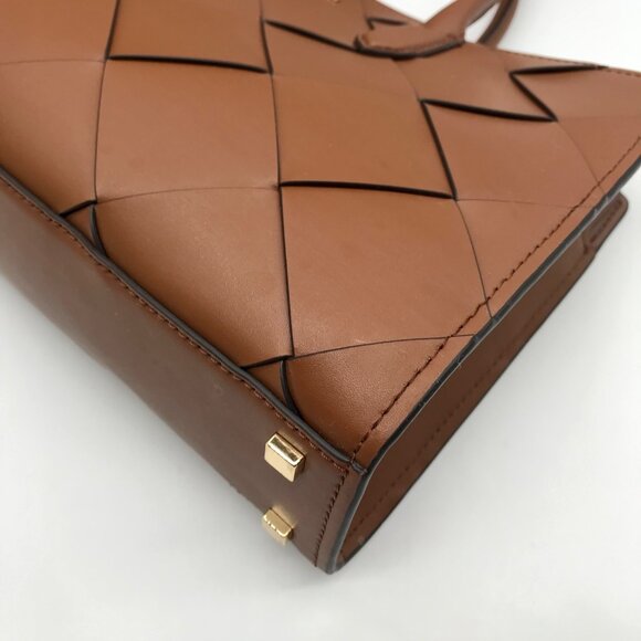 Michael Kors Luggage Brown East West Scarlett Satchel Bag - Picture 7 of 11